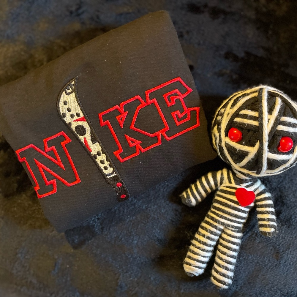 Handmade Nike Jason Embroidered Tee